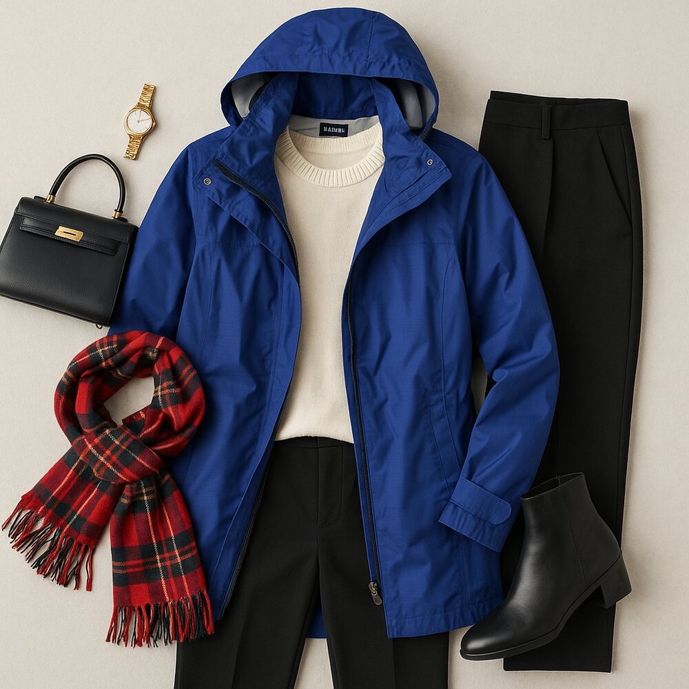 💙 L.L. Bean Women’s Classic Nylon Hooded Jacket – Timeless, Elevated Outerwear